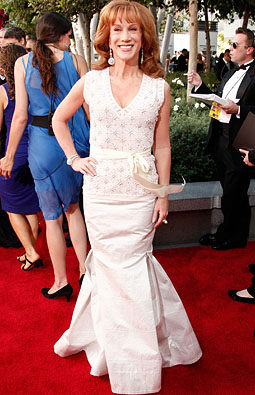 TV personality Kathy Griffin arrives at the 61st Primetime Emmy